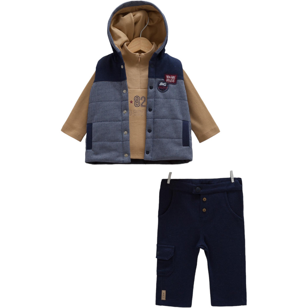 Set sweater+vest+pants, series BIG BOY