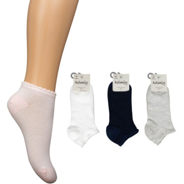 Socks low cut cotton Lia