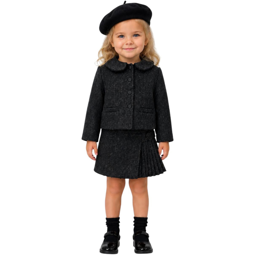 Set jacket+skirt-shorts