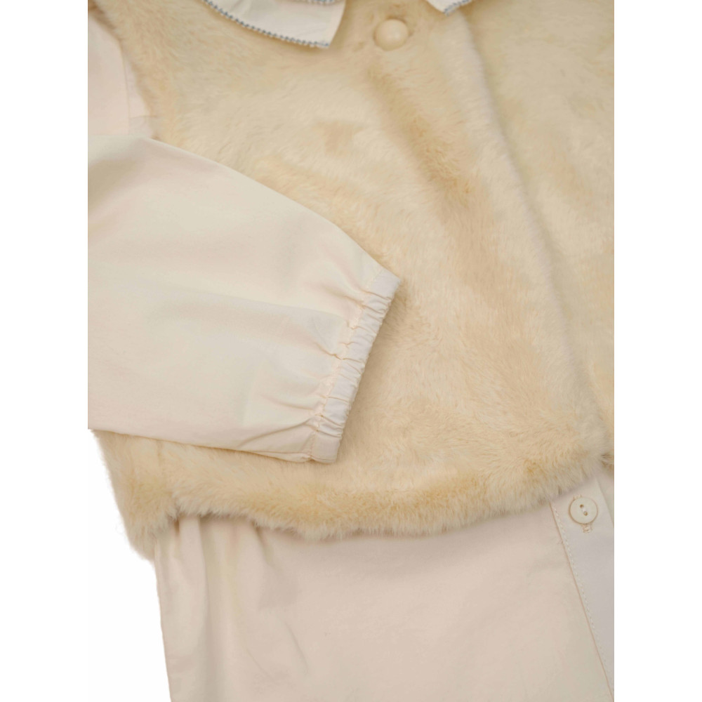 Set blouse+vest+skirt