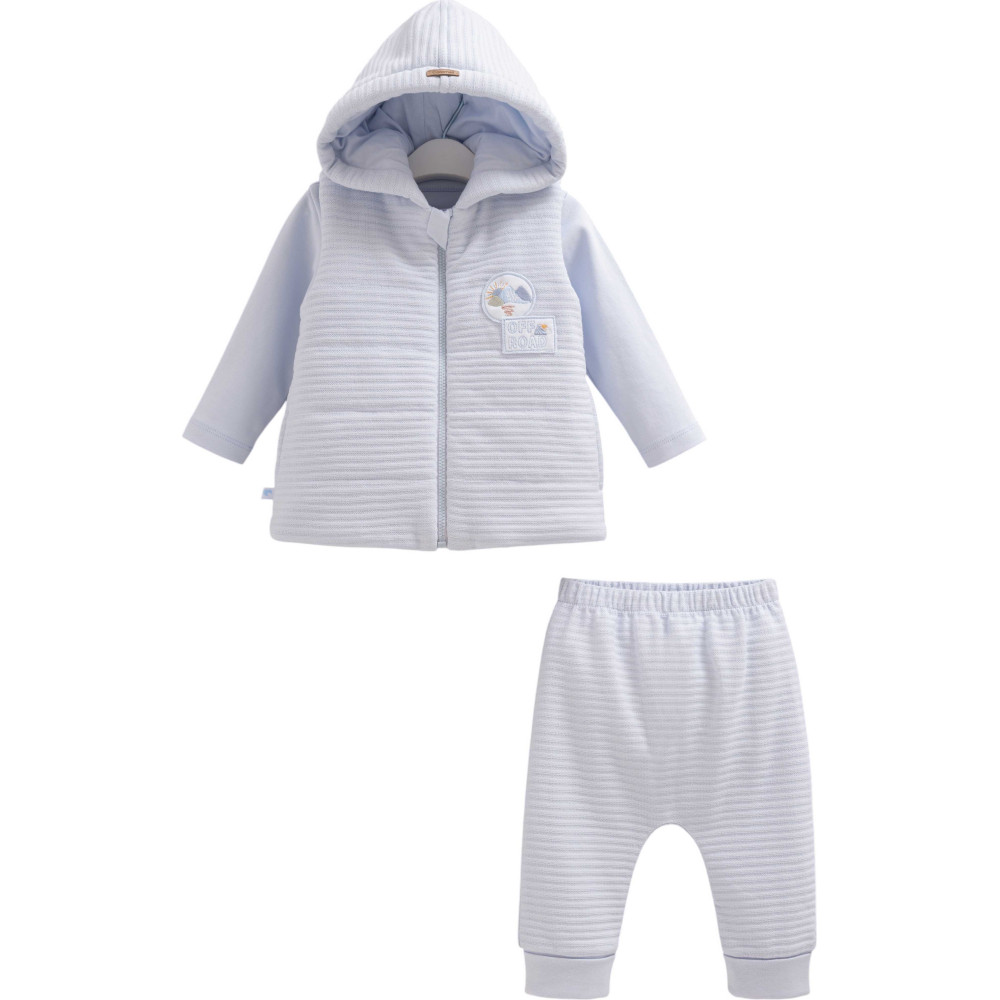 Set sweater+vest+pants, series MOVING CARS