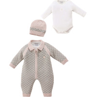 Set overalls+body+hat