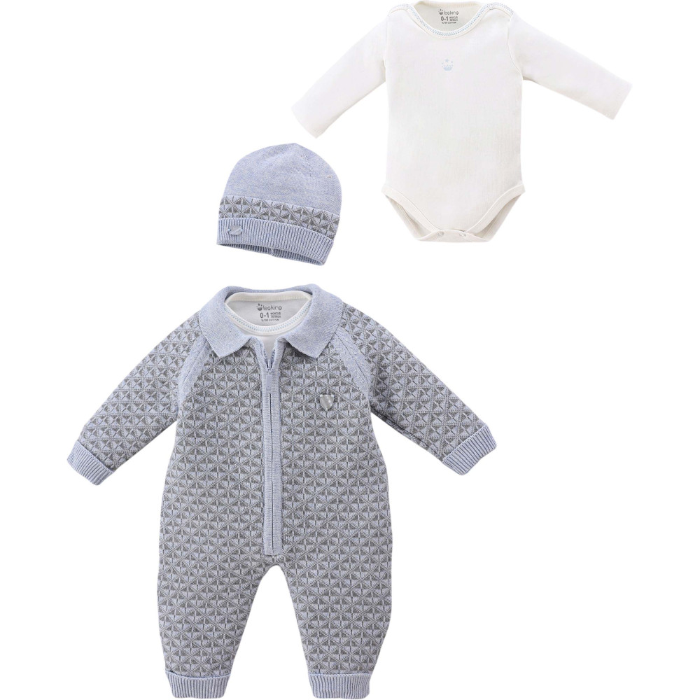 Set overalls+body+hat