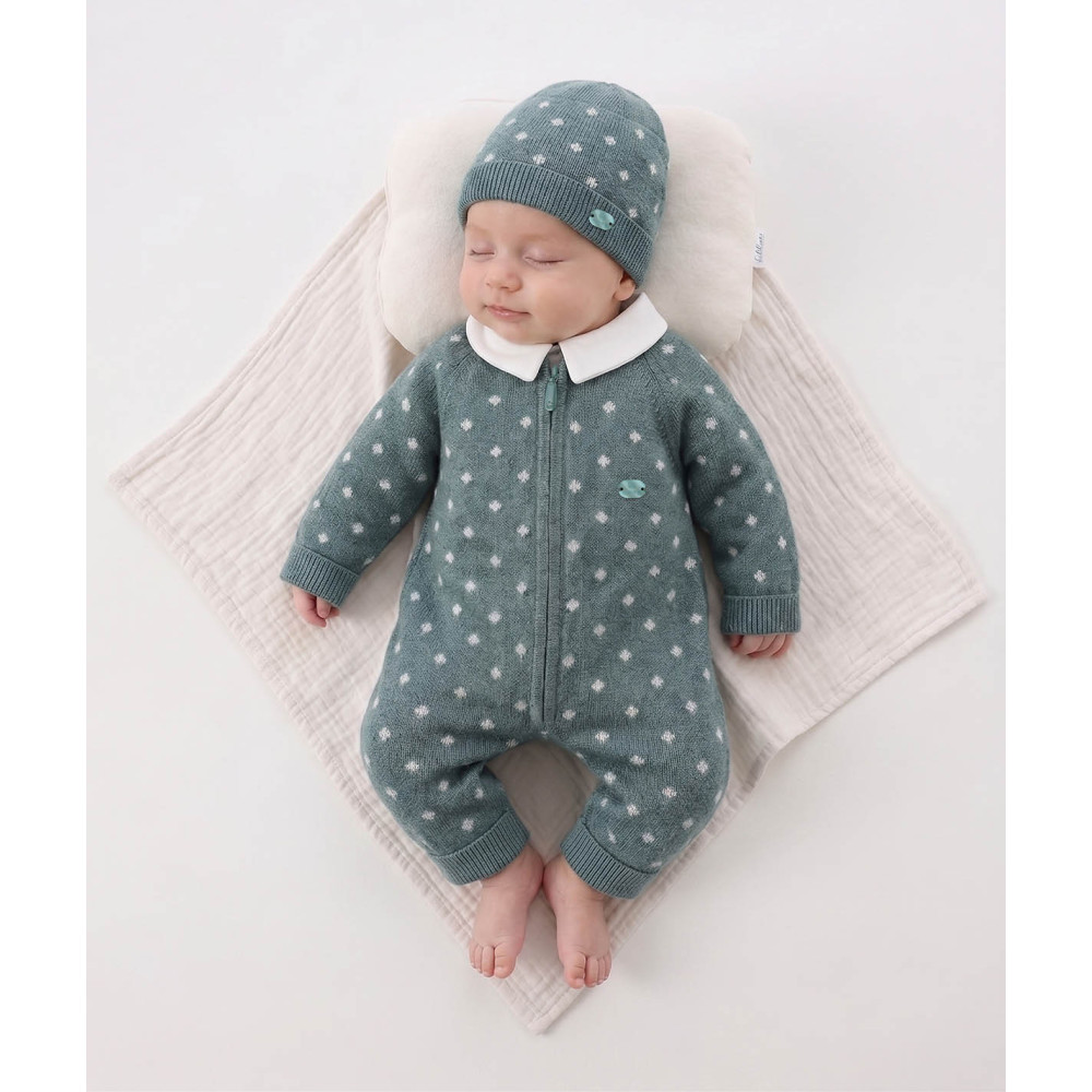 Set overalls+body+hat