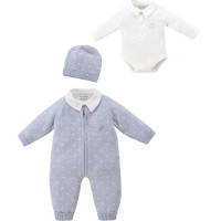 Set overalls+body+hat