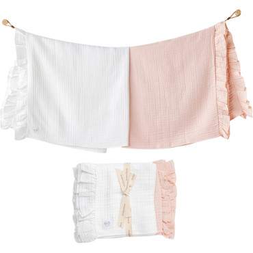 Muslin blanket set 2pcs (pack of 3 sets), series MUSLIN HOME. (Expected 17.04.2025)