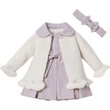 Set sweater+dress+headband