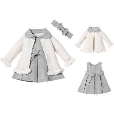 Set sweater+dress+headband