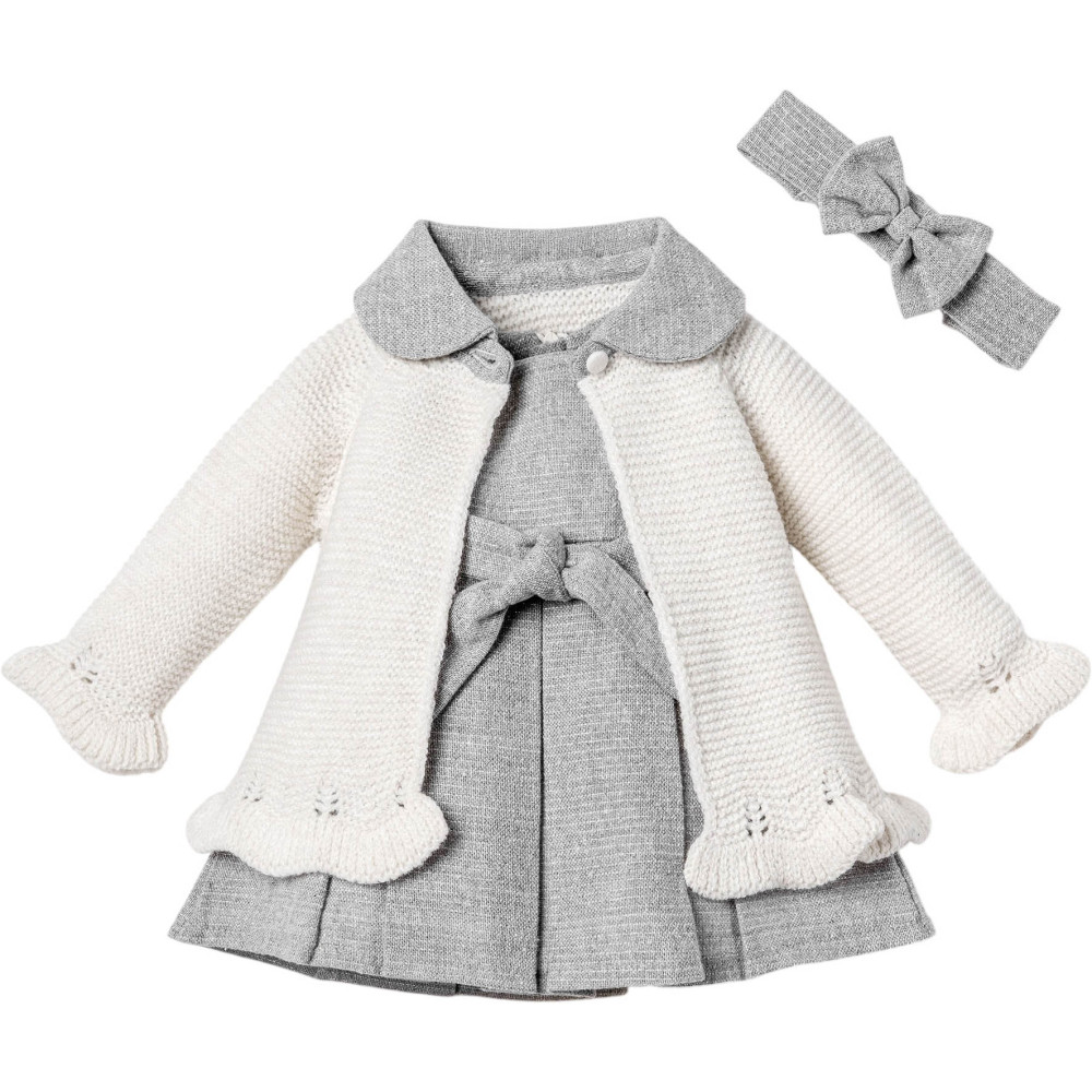 Set sweater+dress+headband