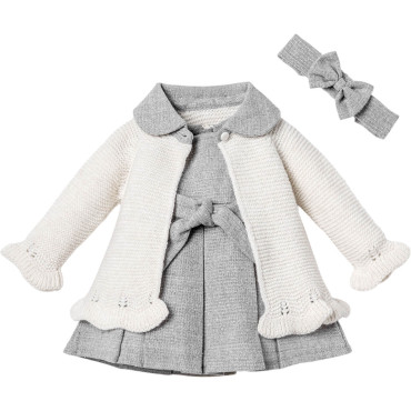 Set sweater+dress+headband