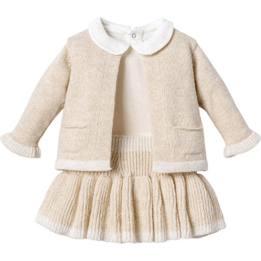 Set sweater+body+skirt