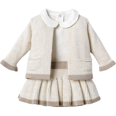 Set sweater+body+skirt
