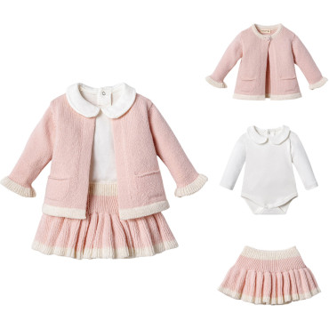 Set sweater+body+skirt