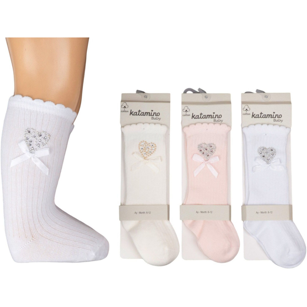 Knee high socks cotton Bohem