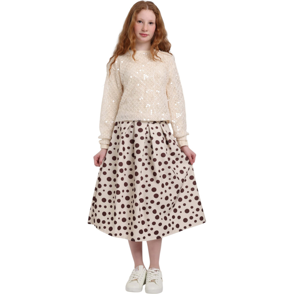 Set blouse+sweater+skirt