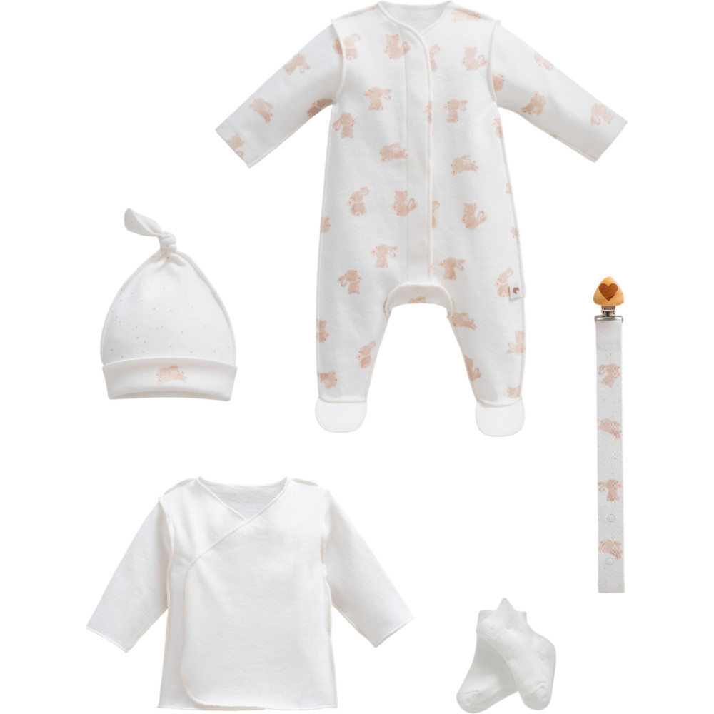 Set 4 pieces, series BUNNY