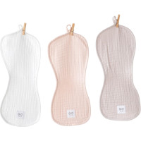 Nursing handkerchief set 3pcs (pack of 6 sets), series MUSLIN HOME