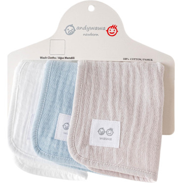 Handkerchiefs set 3pcs (pack of 6 sets), series MUSLIN HOME. (Expected 17.04.2025)