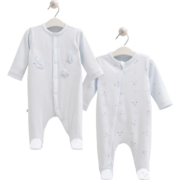 Overalls set 2pcs (pack of 2 sets), series TEDDY BEAR