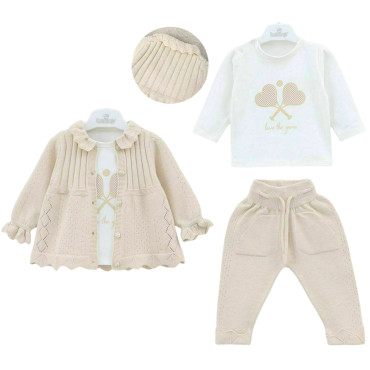 Set sweater+sweater+pants