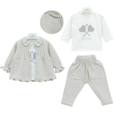 Set sweater+sweater+pants