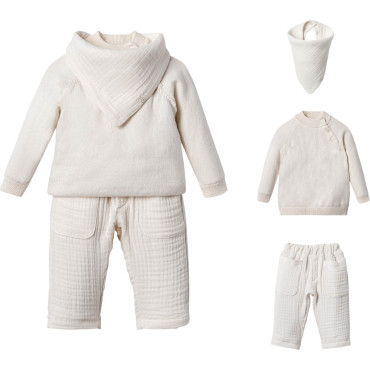 Set sweater+pants+bib