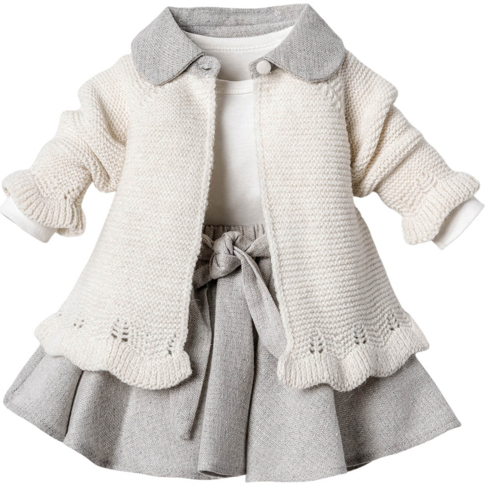 Set sweater+body+skirt