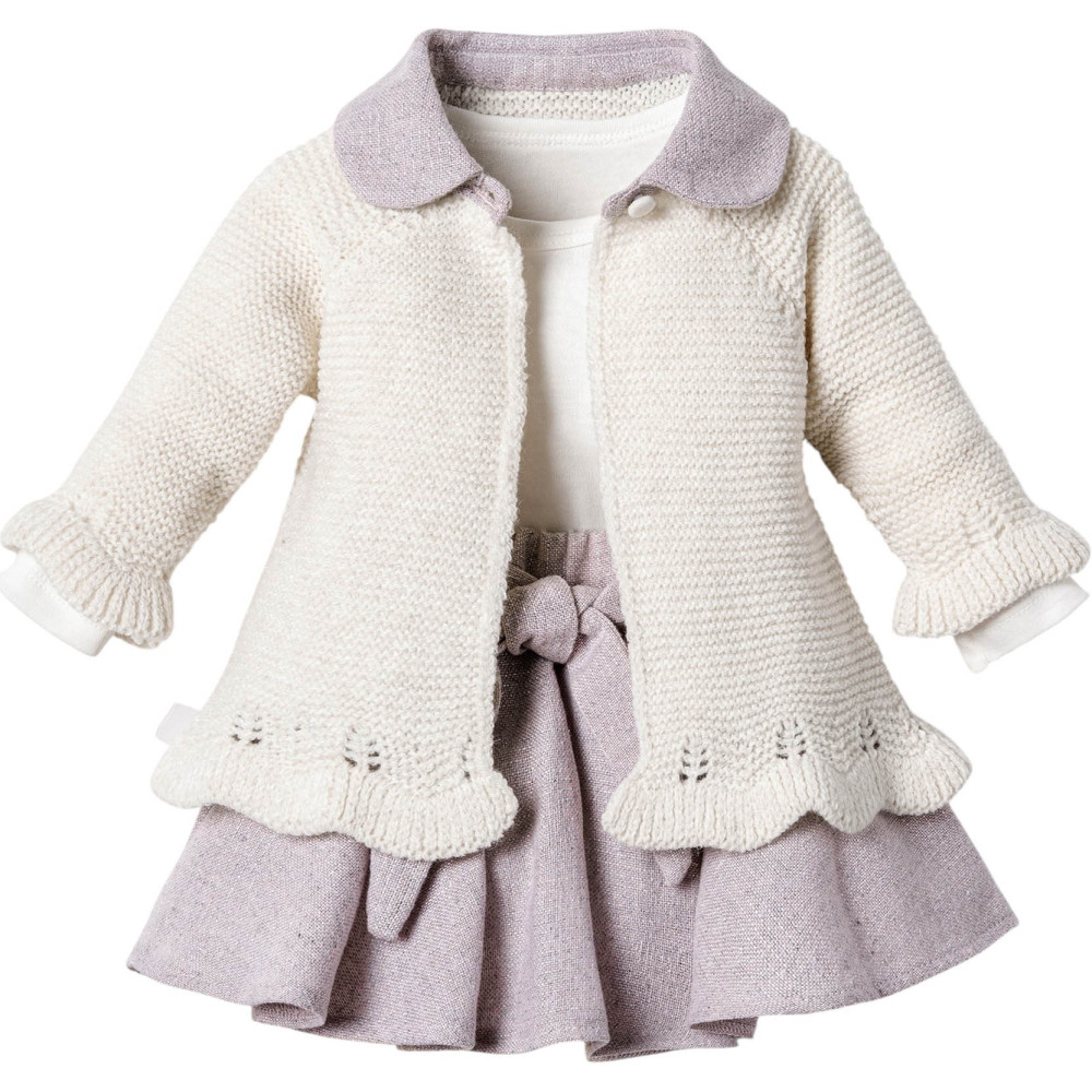 Set sweater+body+skirt