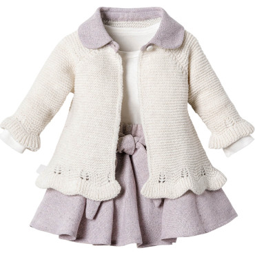 Set sweater+body+skirt