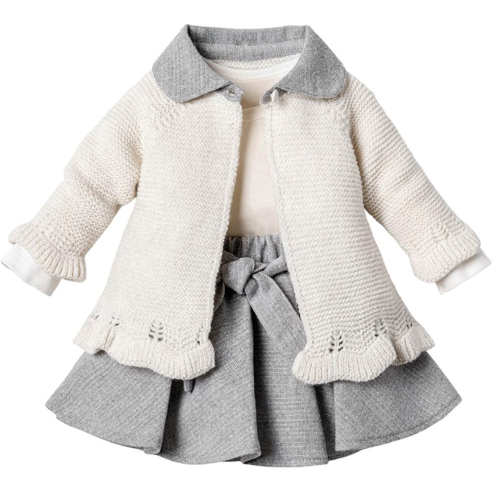 Set sweater+body+skirt