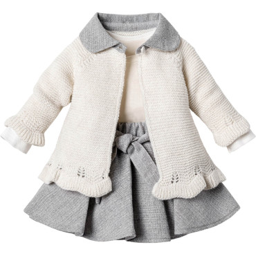 Set sweater+body+skirt