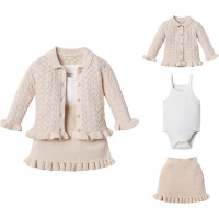Set sweater+body+skirt