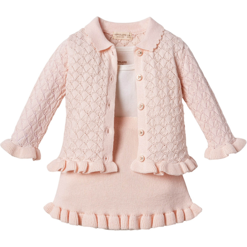 Set sweater+body+skirt