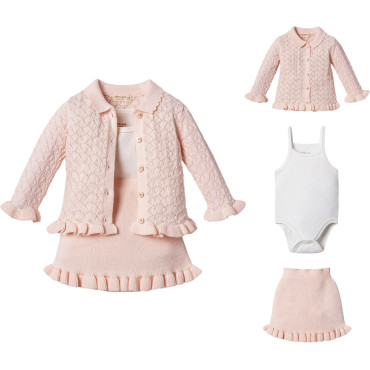 Set sweater+body+skirt