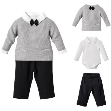 Set sweater+body+pants