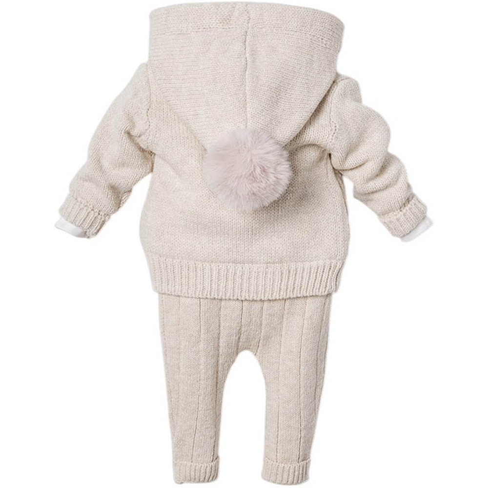 Set sweater+body+overalls