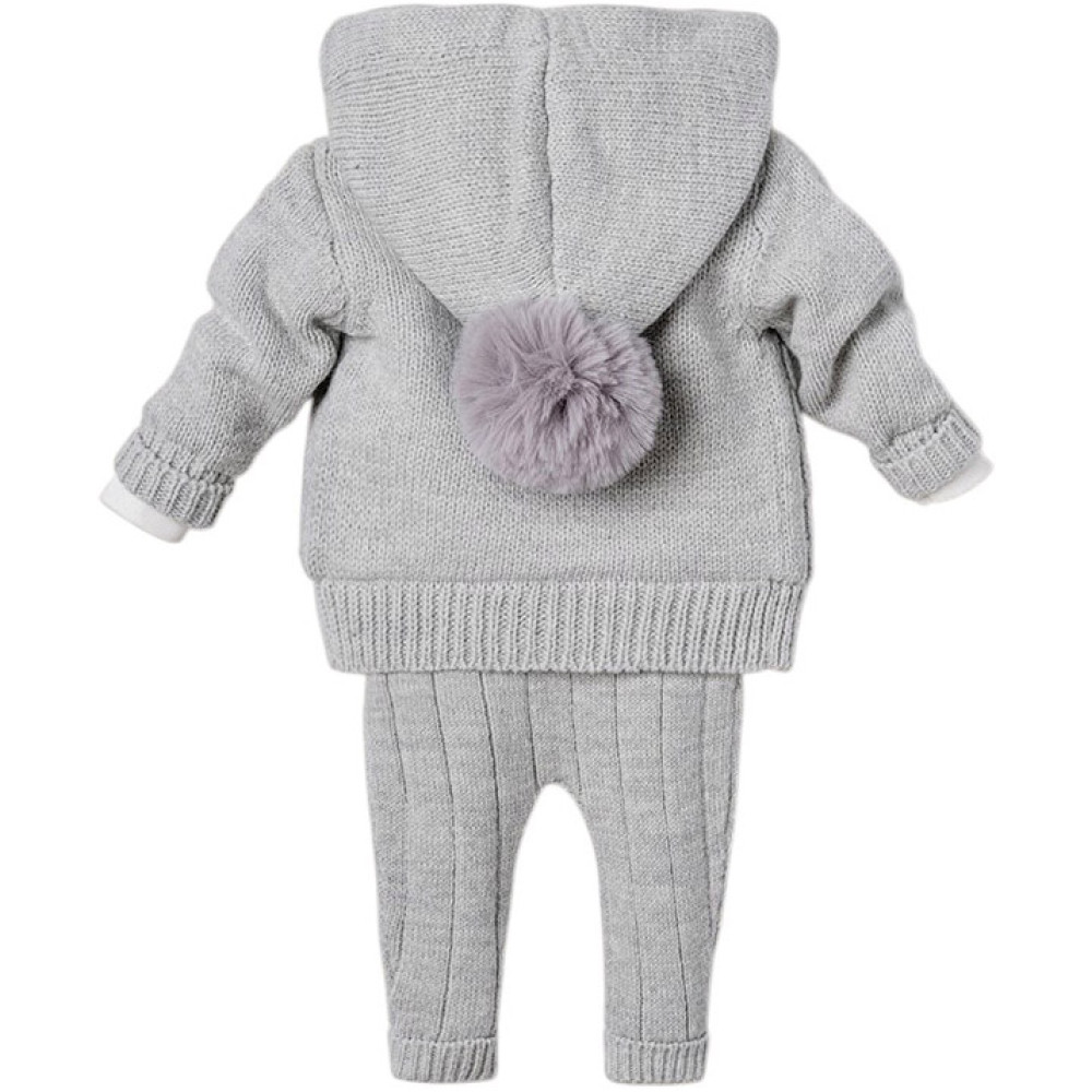 Set sweater+body+overalls