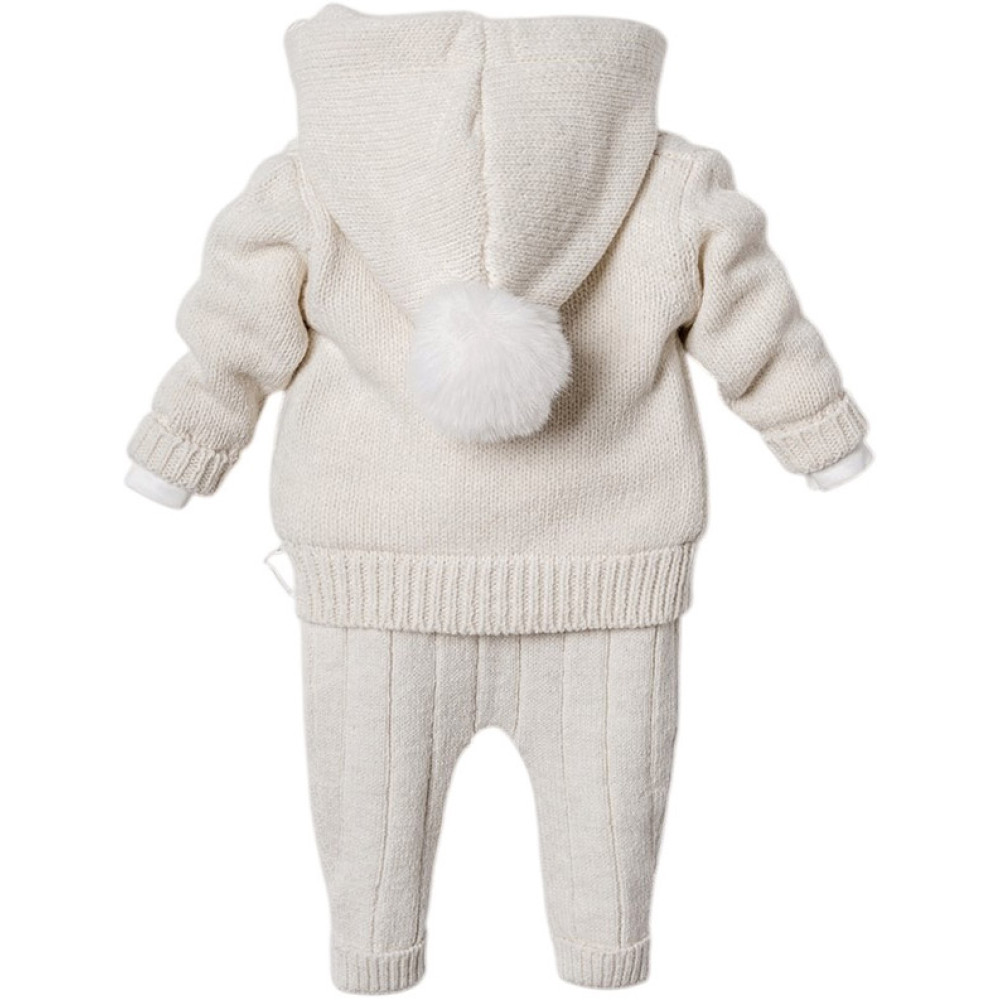 Set sweater+body+overalls