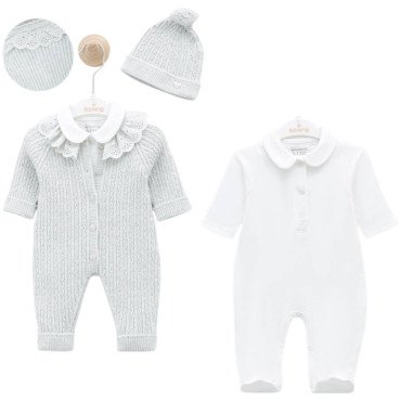 Set overalls+overalls+hat