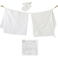 Set towel + diaper + washcloth, BASIC series
