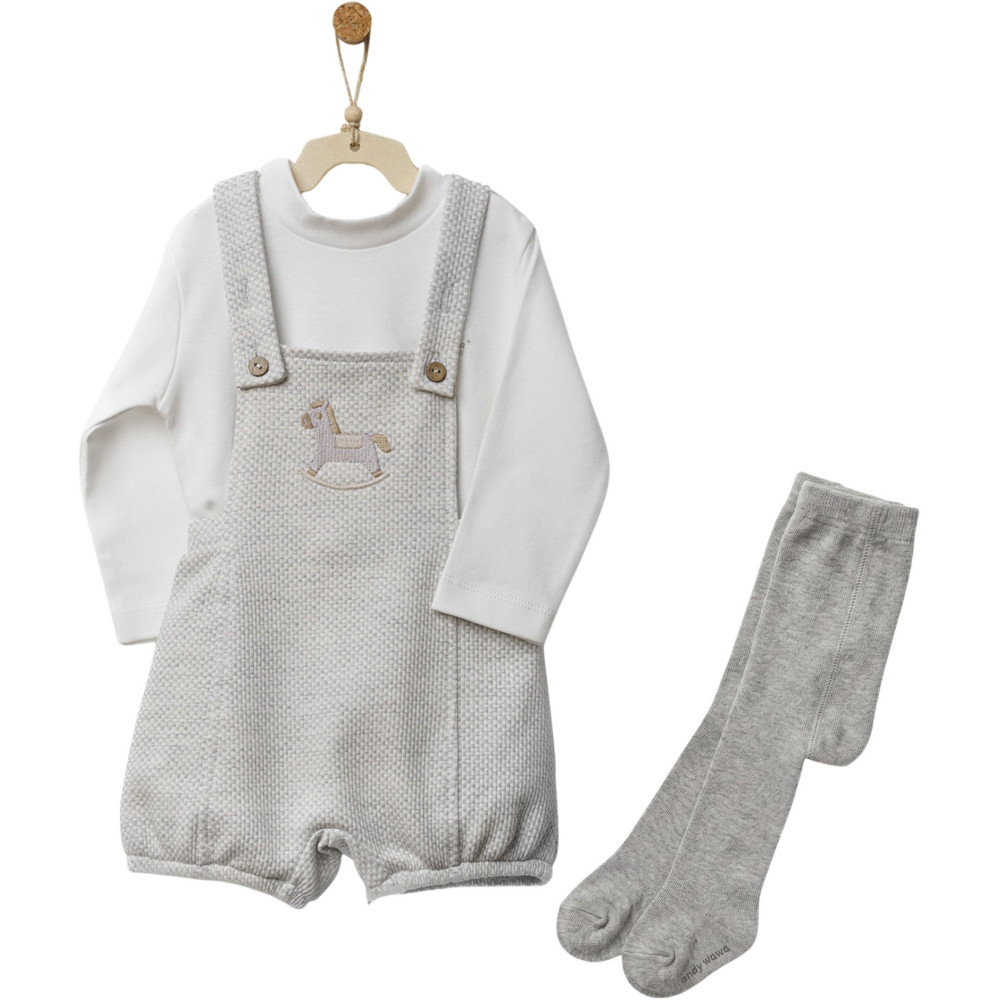Set sweater+overalls+tights, series GENTLEMAN BOYS