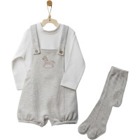 Set sweater+overalls+tights, series GENTLEMAN BOYS