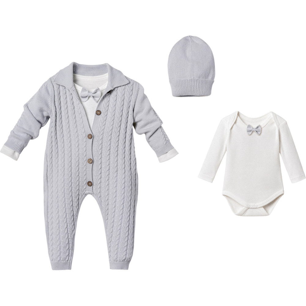 Set overalls+body+hat