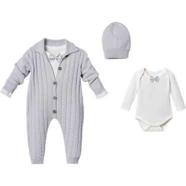 Set overalls+body+hat