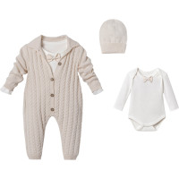 Set overalls+body+hat