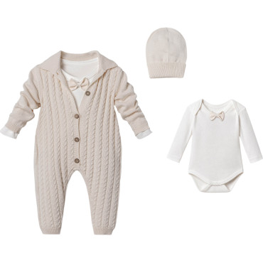 Set overalls+body+hat