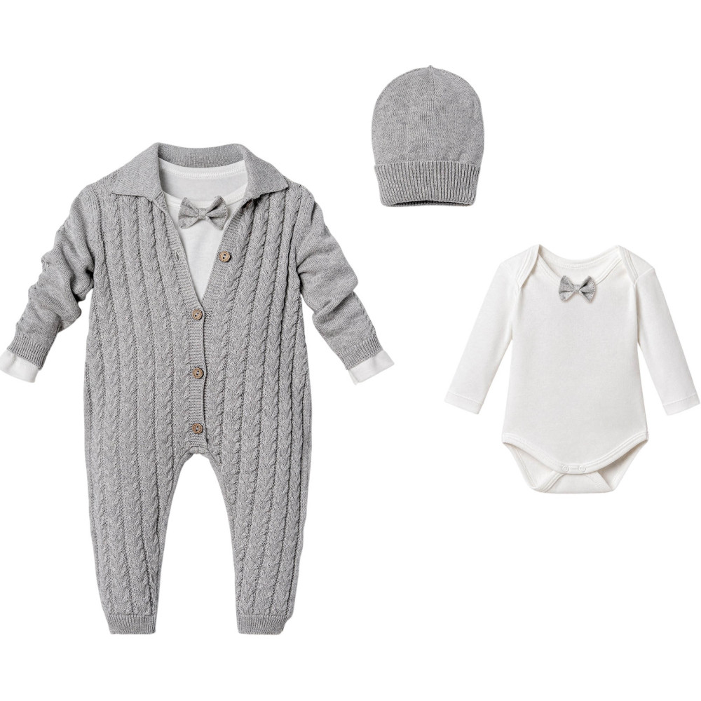 Set overalls+body+hat