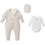 Set overalls+body+hat