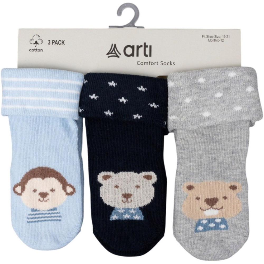 Socks cotton set 3 pairs (pack of 4 sets) Egon