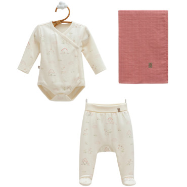 Set body+pants+
muslin blanket, series BASIC 